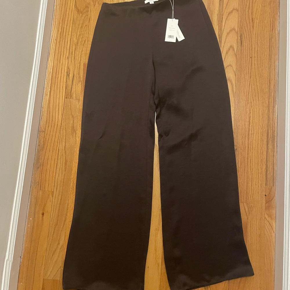 Vince Satin Wide Leg Pant